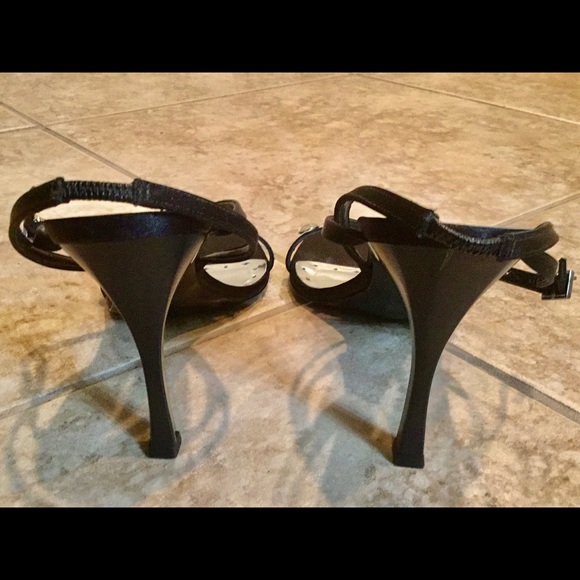 BCBG Black Embellished Heels - Picture 3 of 4